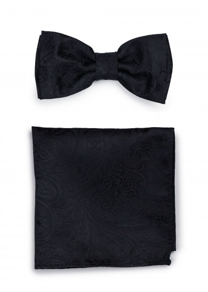 Set vlinderdas aus dem gleichen Stoff und Farbe