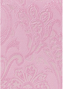 Fliege mit  Kavaliertuch Paisley rosa