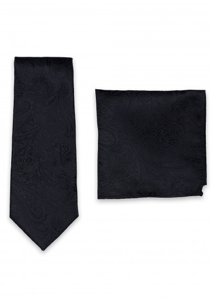 Set stropdas aus dem gleichen Stoff und Farbe