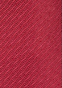 Krawatte in rot mit feinen Streifen