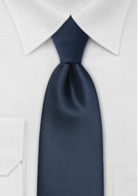 Clip stropdas marineblauw