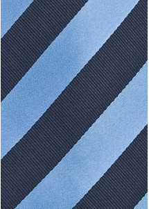 Kinderkrawatte Streifendessin navy hellblau