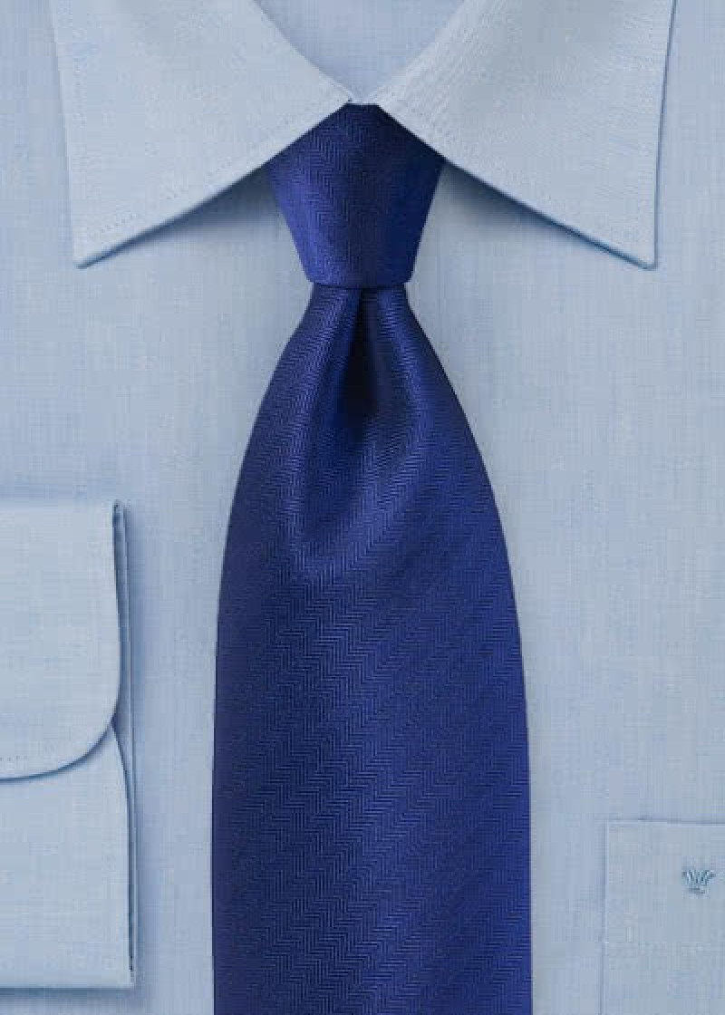 Kravatte botten blauw