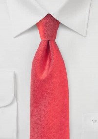 Zakelijke stropdas Visgraat licht rood