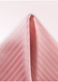 Zakdoek monochroom streepstructuur rosé