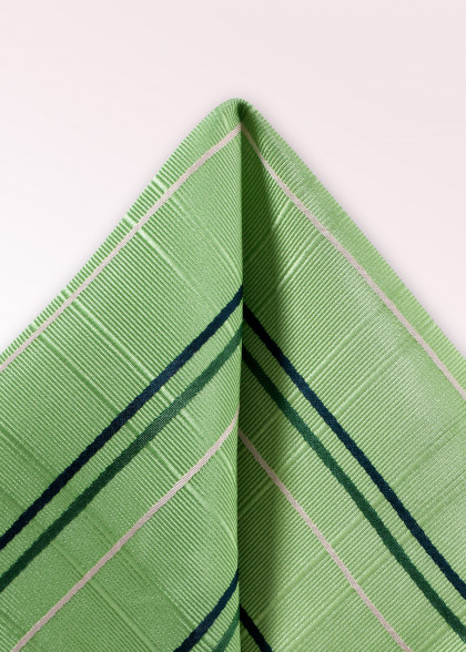 Pochetten aus dem gleichen Stoff und Farbe