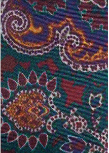 Herrenschal Paisley-Pattern dunkelgrün