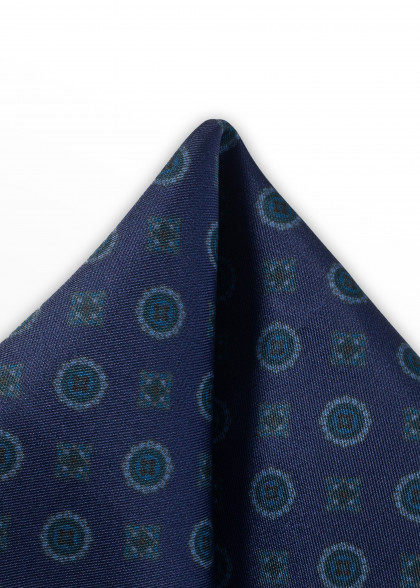 Pochetten aus dem gleichen Stoff und Farbe