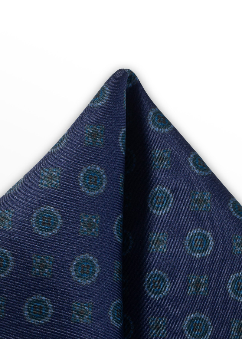 Cavalier Sjaal Ornament Look Midnight Blue