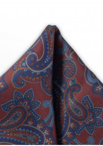 Decoratieve sjaal paisley motief bordeaux...