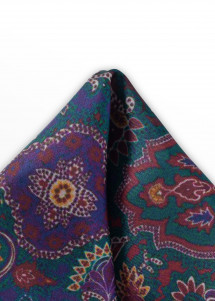 Cavalier sjaal Paisley edelgroen