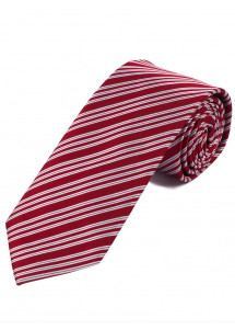 Stropdas Medium Rood Wit