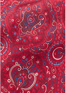Tuchschal rot Paisleymotiv