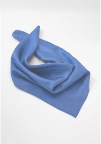 Damessjaal zijde blauw