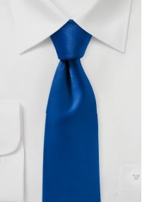 Modieuze zakelijke stropdas effen blauw
