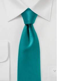 Auffallende Krawatte monochrom mint