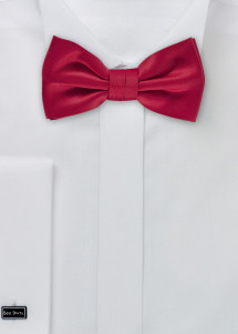 Herenstrik Effen Microvezel Medium Rood