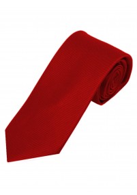 Smalle stropdas effen rood