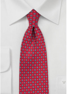 Business Tie Emblemen medium rood