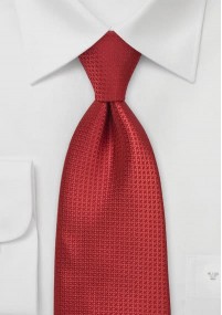 Krawatte unifarben rot