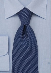 Auffallende Krawatte marineblau Struktur