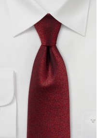 Zakelijke stropdas gemarmerd in rood