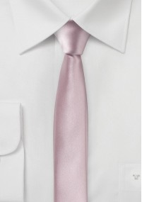 Extra smalle stropdas rosé