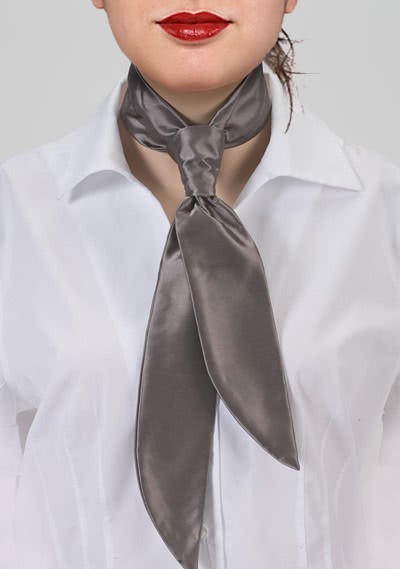 Krawatte für Damen capuccinobraun unifarben Krawatte für Damen capuccinobraun unifarben