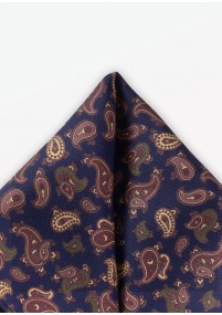 Paisley decoratieve sjaal in ultramarijn...