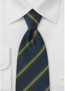 Stropdas blauw groen geel rood