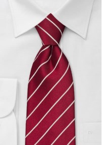 Clip stropdas rood wit