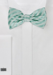 Herenstrik Synthetische Vezel Mint Streep
