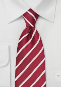 Krawatte Business-Streifendessin sherryrot