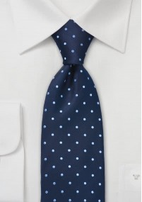 XXL stropdas koninklijk blauw