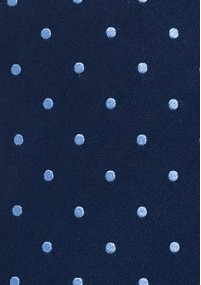XXL-Krawatte Tupfen königsblau hellblau