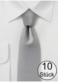 Fashion Tie Plain Medium Grey - Set...