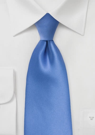 Businesskrawatte einfarbig blau Businesskrawatte einfarbig blau