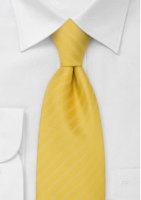 Clip stropdas geel