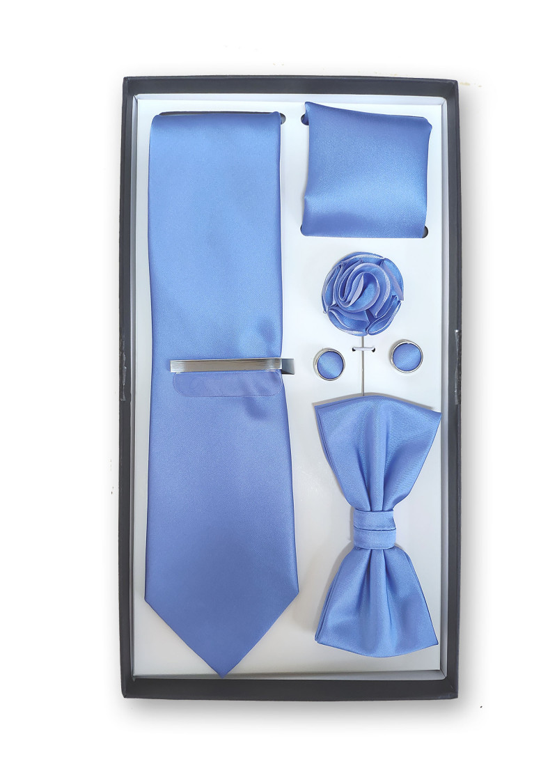 Elegante geschenkdoos in stralend hemelsblauw -