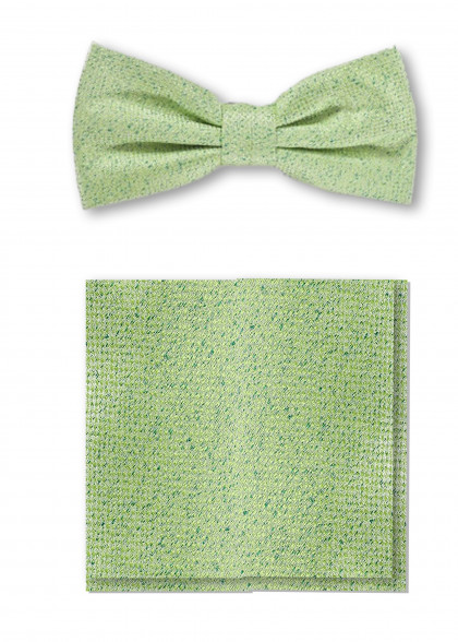 Set vlinderdas aus dem gleichen Stoff und Farbe