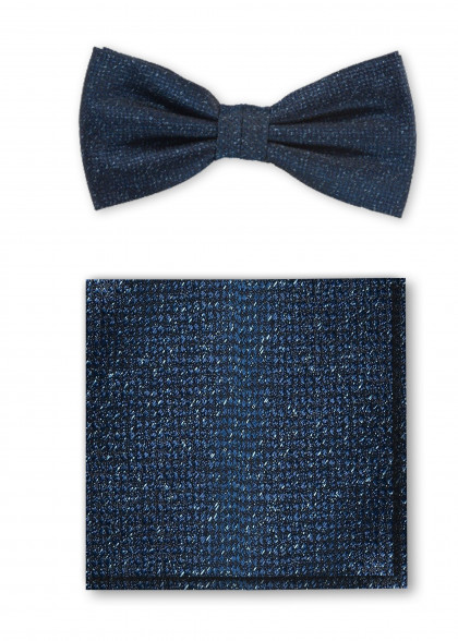 Set vlinderdas aus dem gleichen Stoff und Farbe