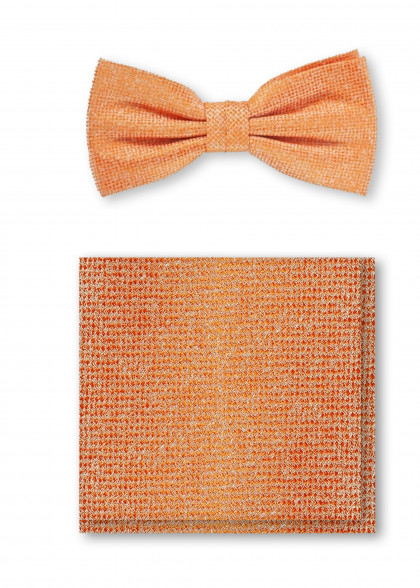 Set vlinderdas aus dem gleichen Stoff und Farbe
