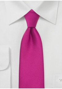 stropdas magenta-rood unikleurig