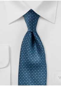 Zakelijke stropdas ornament look marine