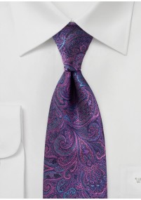 Zakelijke stropdas Speels Paisley-patroon...