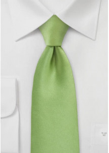 Mikrofaser-Krawatte monochrom grün