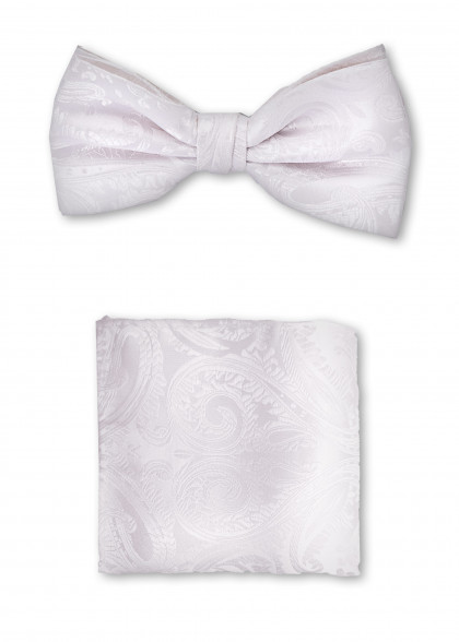 Set vlinderdas aus dem gleichen Stoff und Farbe