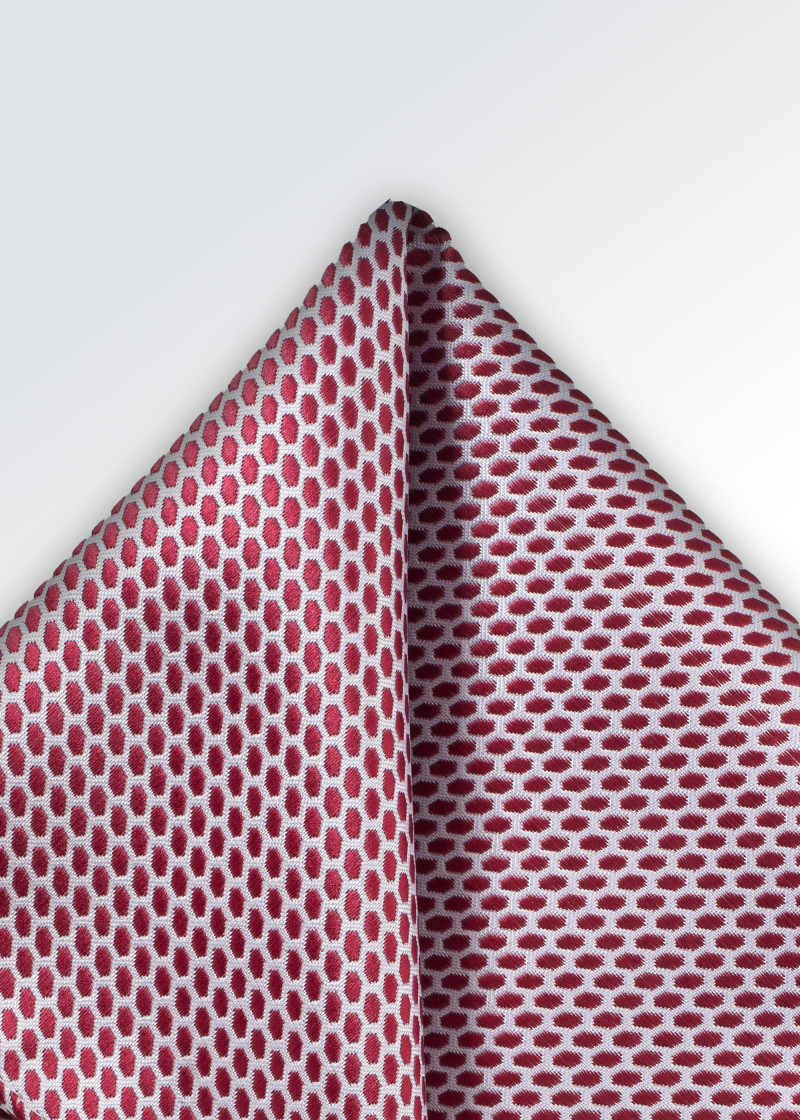 Zakdoek retro stijl rood