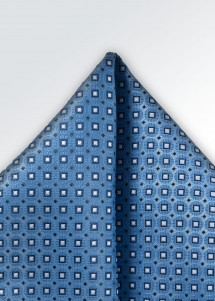 Cavalier Sjaal Retro Look Duifblauw