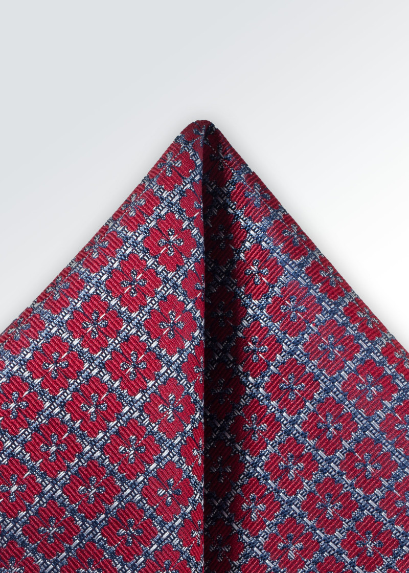 Hanky Wafel Decor rood
